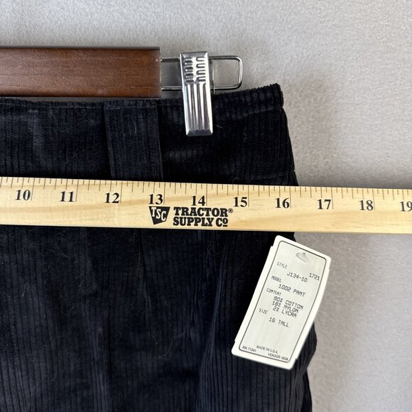 VTG LL Bean Corduroy Stirrup Pants Womens Size 16 Tall High Waist USA‎ Made NWT - Picture 4 of 10